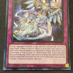 Dominus Impulse ROTA-EN079 Secret Rare Rage of the Abyss 1st Edition Yu-Gi-Oh! - Image 2