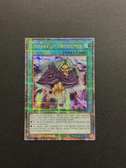 2025 YUGIOH RA04 25TH QCR SECRET RARE LULLABY OF OBEDIENCE NM - Image 1