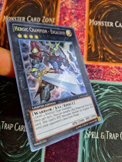 Yu-Gi-Oh! Heroic Champion - Excalibur CT09-EN002 Secret Rare Limited Near Mint - Image 2