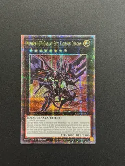 2025 YUGIOH RA04 25TH QCR SECRET RARE GALAXY EYES TACHYON DRAGON NM - Image 1