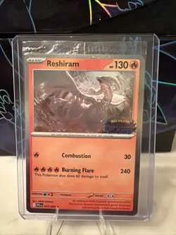Reshiram 17/94 - Phantasmal Flames Stamped Promo - Sealed Pokemon Card - NM/M - Image 1