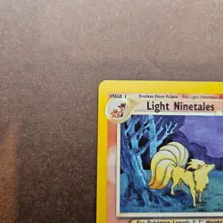 Light Ninetales 50/105 Pokemon Neo Destiny Card - LP - Image 2