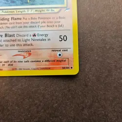 Light Ninetales 50/105 Pokemon Neo Destiny Card - LP - Image 5