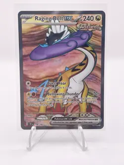 Raging Bolt EX 196/162 Pokemon TCG Temporal Forces Ultra Rare Full Art Card - Image 1