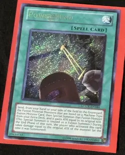 Yugioh! Card Power Bond LCGX-EN184 Secret Rare (M/NM) - Image 2