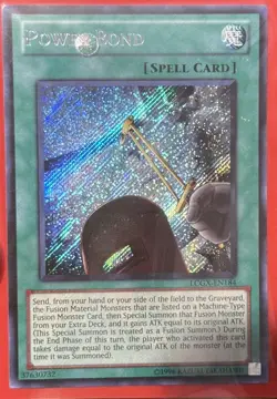 Yugioh! Card Power Bond LCGX-EN184 Secret Rare (M/NM) - Image 3