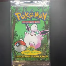 Pokemon Jungle Booster Card Pack Unlimited Jigglypuff 742818060639 - Image 1