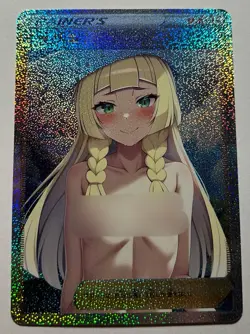 SEXY HEROINE WAIFU Lilly POKEMON ACG PRISMATIC HOLOFOIL CARD NM - Image 1