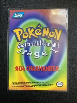 Topps Pokemon Charmander Charmeleon Charizard E4 E5 E6 Movie Non Holo Cards - Image 5