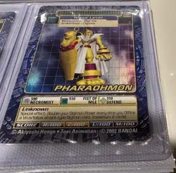 Pharaohmon Series 6 HOLO Perfect 10 Level Card RARE Holy Grail Digimon Series 6 - Image 3