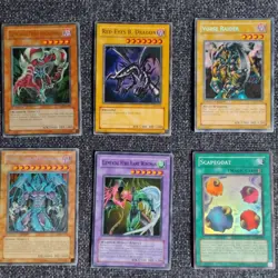 Yugioh Dark Wind Magic Card Lot Of 6 Rare Red Eyes Dragon Elemental Hero Necrosh - Image 1