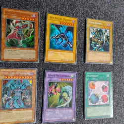 Yugioh Dark Wind Magic Card Lot Of 6 Rare Red Eyes Dragon Elemental Hero Necrosh - Image 2