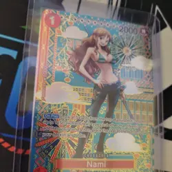 One Piece Card Game English OP01-016 Nami SP ALT ART CCG OP05 - Image 2