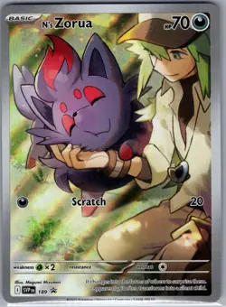 N's Zorua SVP 189 SV: Scarlet & Violet Promo Cards - Pokemon Card - NM - Image 1