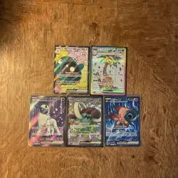 Pokemon TCG Full Art EX Lot of 5 Cards (Iono’s Bellibolt!) - Image 1