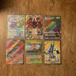 Pokemon TCG Full Art Holo Lot of 6 Cards (Lucario VStar, Hydreigon EX & More!) - Image 1