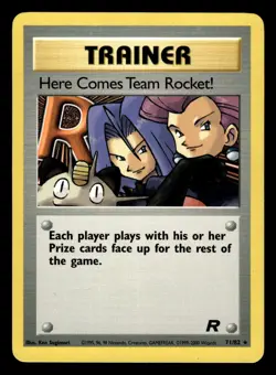 Here Comes Team Rocket 71/82 Rare Team Rocket Set Pokemon Card - Image 1