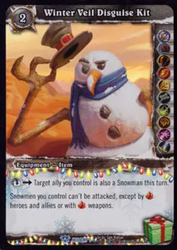 World of Warcraft TCG Winter Veil Disguise Kit (Foil) - Promo Cards - Image 1