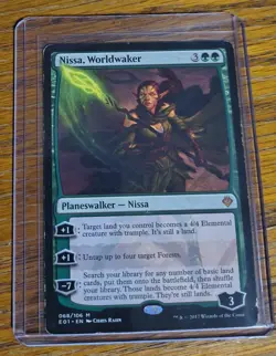 MTG Nissa Worldwaker Archenemy Nicol Bolas HP X1 Check Pics And Description - Image 1