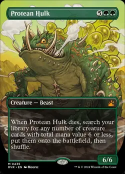 1 x Protean Hulk - Anime Borderless - Ravnica Remastered - NM-Mint - MTG - Image 1