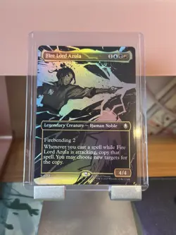 MTG, Fire Lord Azula FOIL (0313) (Borderless) Avatar: The Last Airbender Foil - Image 1