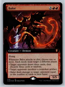Balor (Extended Art) Holo M Commander Legends: Battle for Baldur's Gate 578 NM - Image 1
