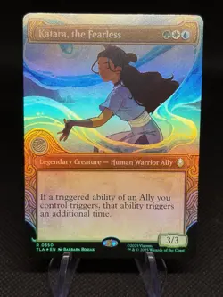 Katara, the Fearless FOIL Showcase- MTG Avatar: The Last Airbender TLA - Image 1