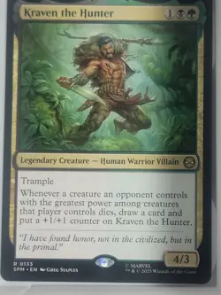 Regular MTG Magic the Gathering Kraven the Hunter (133/314) Marvel's Spider-Man - Image 1