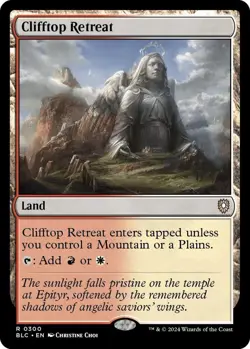 MTG Bloomburrow Commander - Clifftop Retreat - Image 1