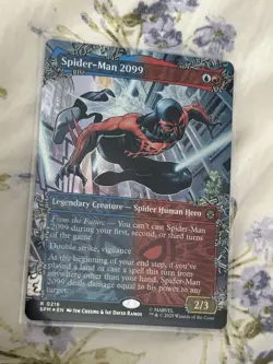 Spider-Man 2099 (0216) (Borderless) Marvel's Spider-Man Foil - Image 1