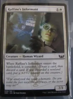 x3 Raffine's Informant (26) Streets of New Capenna SNC (FOIL) NM+ (MTG) - Image 1