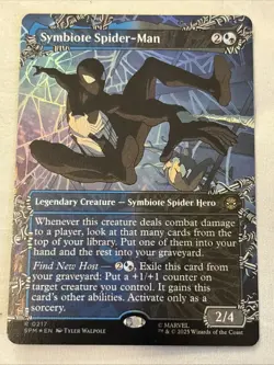 Symbiote Spider-Man (Borderless) Marvel's Spider-Man Foil - Image 1