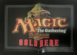 1999 Wizards Of The Coast Magic The Gathering Sold Here Promo Poster - Image 3