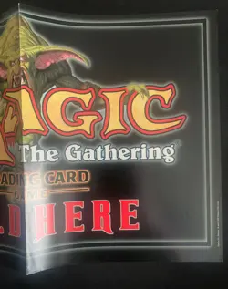 1999 Wizards Of The Coast Magic The Gathering Sold Here Promo Poster - Image 5