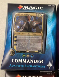MTG - Magic The Gathering 2018 Commander Set - ADAPTIVE ENCHANTMENT 630509632244 - Image 1