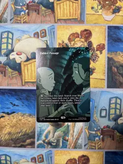Fabled Passage (Borderless) Mythic MTG Avatar Eternal - Image 1