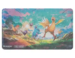Ultra Pro Holofoil Playmat MTG x Final Fantasy - Running Chocobos - Image 1