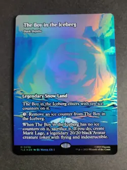 The Boy in the Iceberg (Borderless Foil) Mythic MTG Avatar Eternal - Image 1