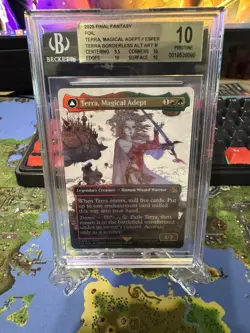 2025 MTG Final Fantasy Terra Magical Adept Artist Borderless FOIL 0323 BGS 10 - Image 1