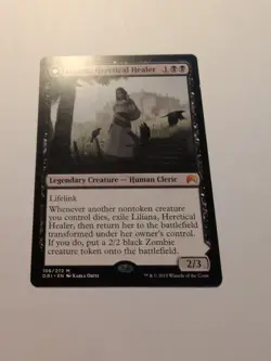 Liliana, Heretical Healer/Liliana, Defiant Necromancer, Magic Origins, MTG, NM - Image 2