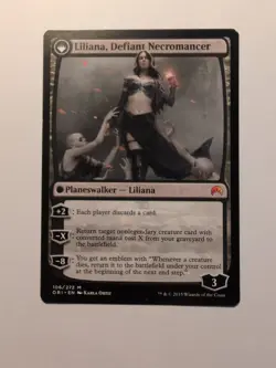 Liliana, Heretical Healer/Liliana, Defiant Necromancer, Magic Origins, MTG, NM - Image 4