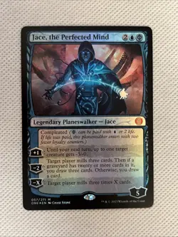 MTG [Jace, the Perfected Mind] Phyrexia All Will Be One 057/271 MYTHIC FOIL NM+ - Image 1