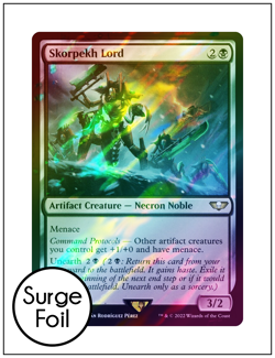 1x Skorpekh Lord, Surge Foil, Warhammer 40k, Magic MTG NM - Image 1