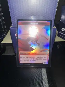 Dragon // Food 0019 Double-Sided Token FOIL Avatar The Last Airbender MTG NM - Image 2