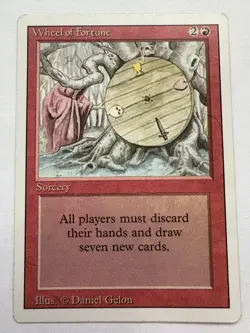 MTG - Wheel of Fortune - Revised/3rd Edition - MP - Magic the Gathering - Image 1