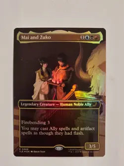 Mai and Zuko R0068 Foil (Borderless) Avatar: The Last Airbender NM Never Played - Image 1