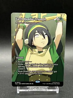 Earth Rumble Triumph #0044 Borderless MTG Avatar: The Last Airbender - Image 1