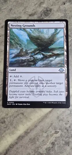 Nesting Grounds Modern Horizons 3 Regular Land Uncommon MTG NM - Image 1