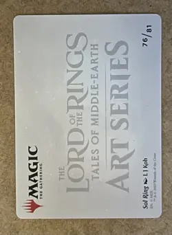 Lord of the Rings Art Series - Sol Ring 76/81 - NM MTG - Image 2