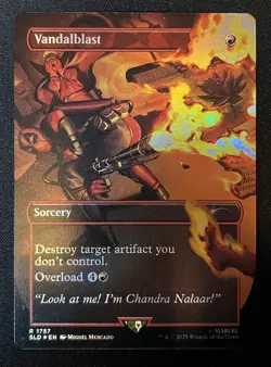 MTG Vandalblast - RAINBOW FOIL - Magic The Gathering Deadpool Secret Lair - Image 1